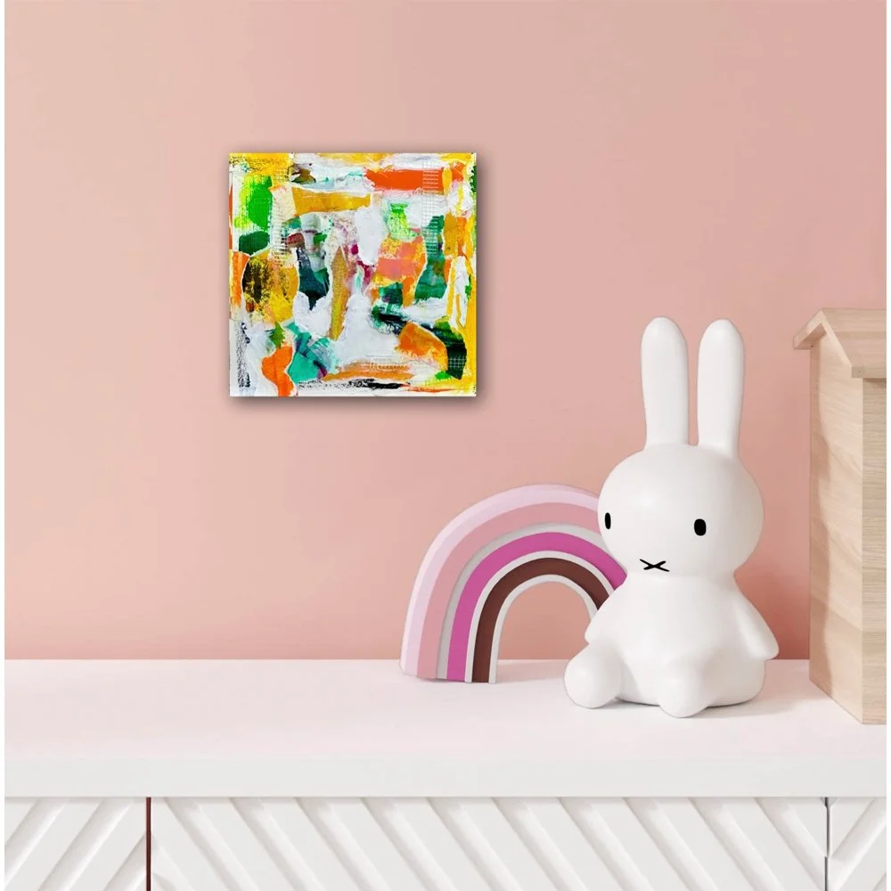 reidan_collage　0925 Restless | 14x11 Mixed Media Collage Print | Ceil Diskin Studio